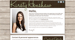 Desktop Screenshot of kirsty-henshaw.com